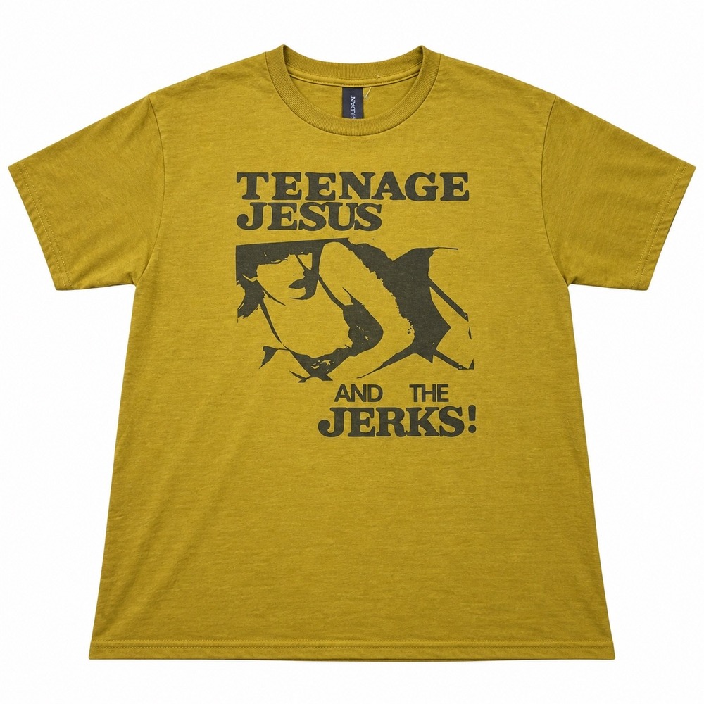 Teenage Jesus and the Jerks Graphic T-Shirt Mustard Yellow Mens